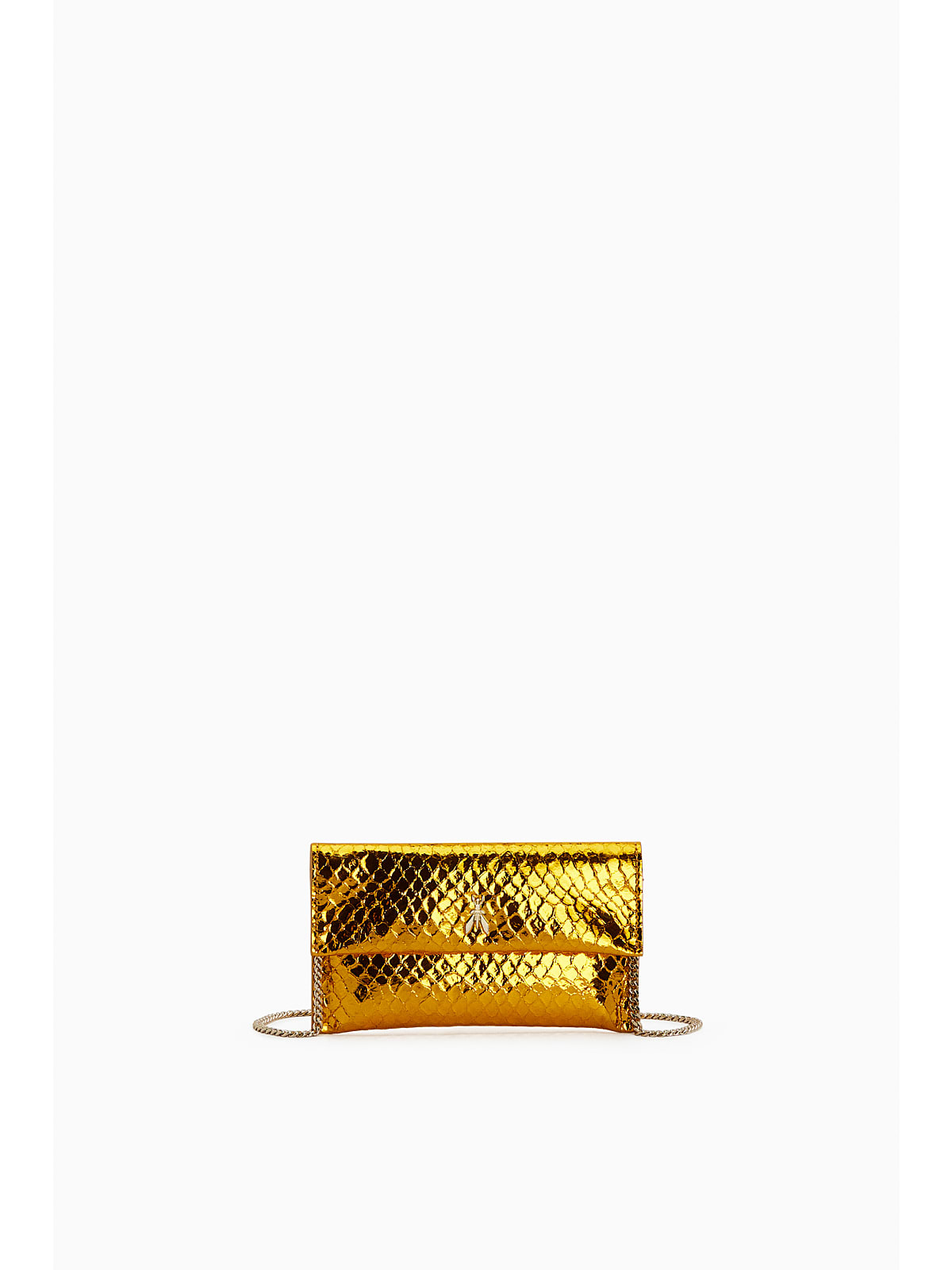 Borsa Clutch con Logo Patrizia Pepe / Giallo - Ideal Moda