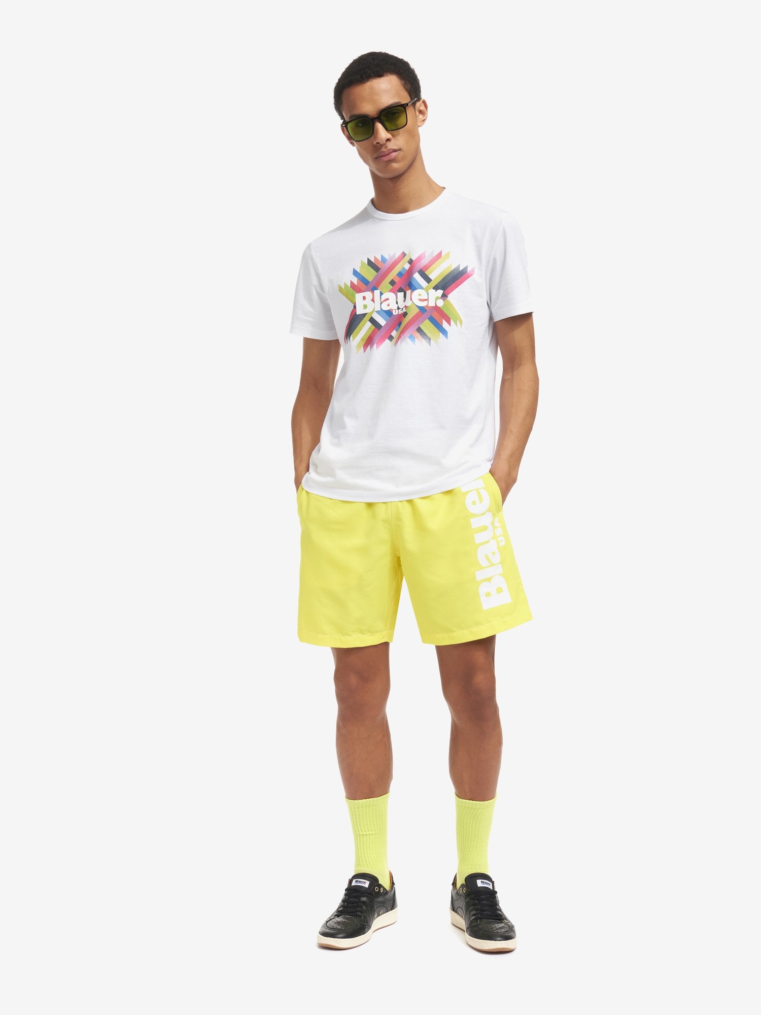 T-Shirt Multicolor / Bianco - Ideal Moda