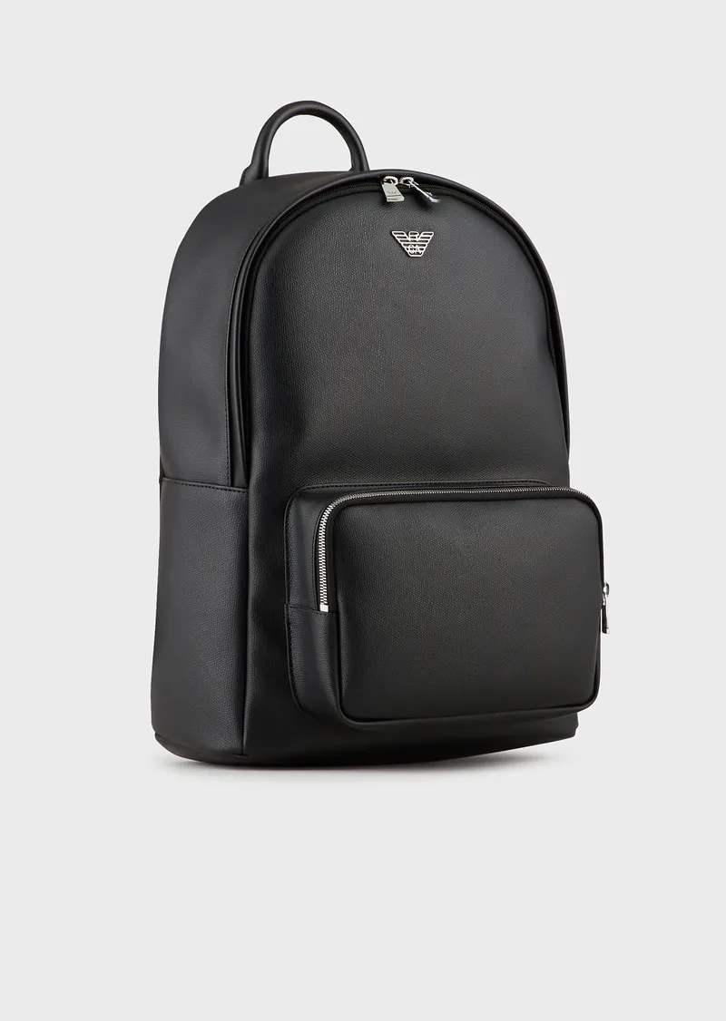 Zaino Emporio Armani con Logo / Nero - Ideal Moda