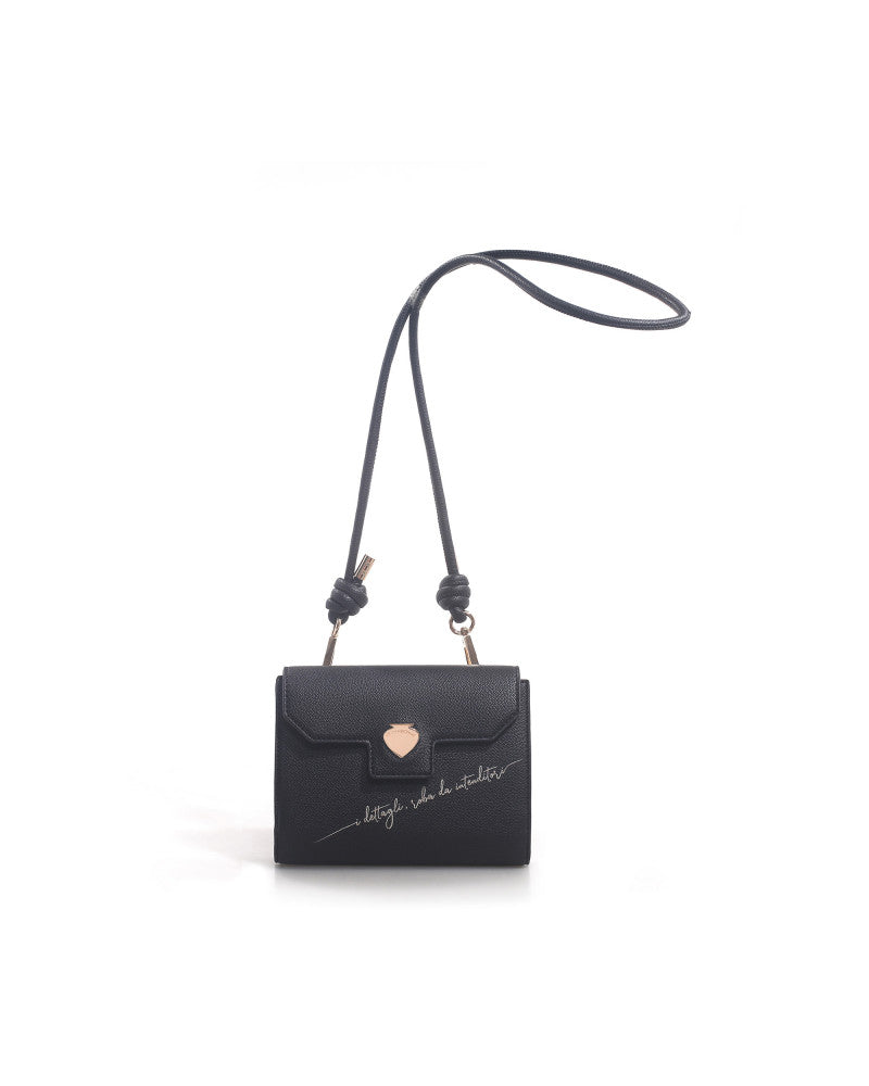 Gardenia Mini DETTAGLI / Nero - Ideal Moda