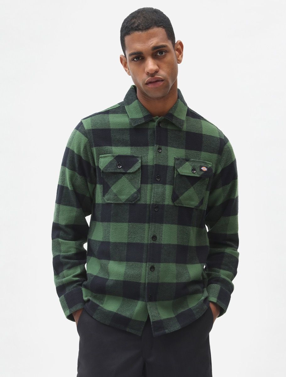 Camicia Dickies in flanella / Verde - Ideal Moda