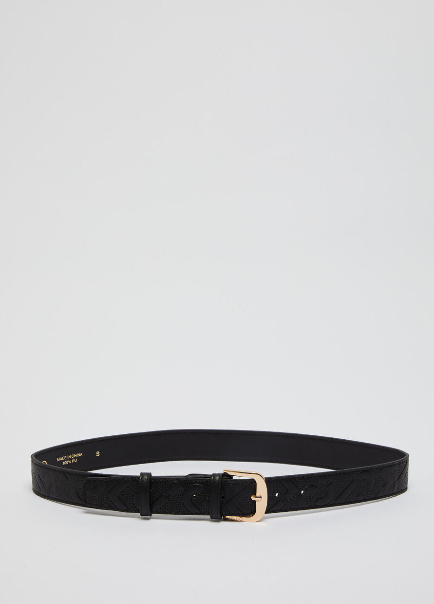 Cintura Liu Jo con Logo / Nero - Ideal Moda