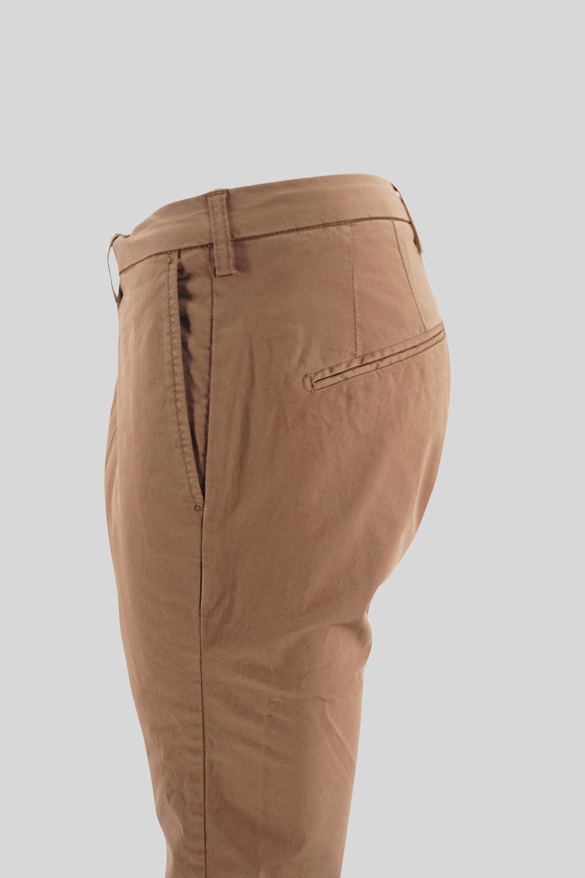 Pantalone "Capri" in cotone / Beige - Ideal Moda