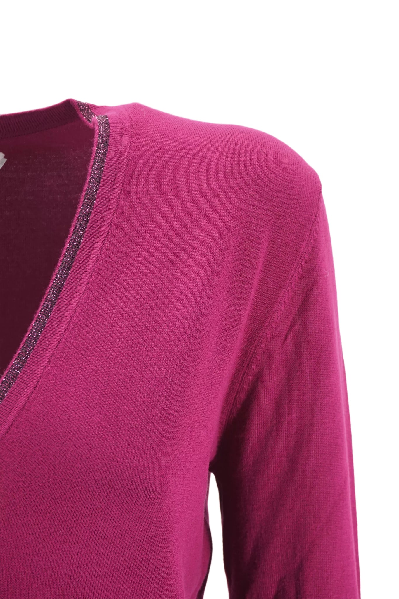 Maglia con Scollo a V Liu Jo / Viola - Ideal Moda