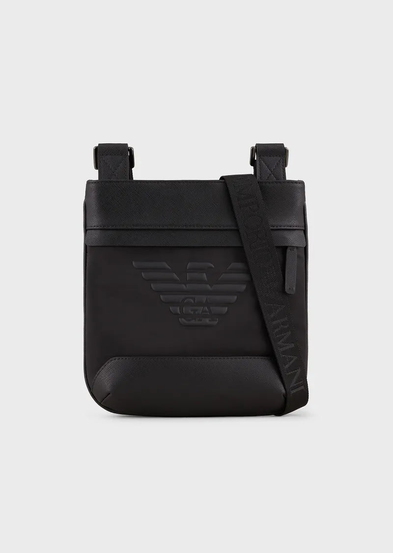 Borsa a Tracolla in Pelle Emporio Armani / Nero - Ideal Moda