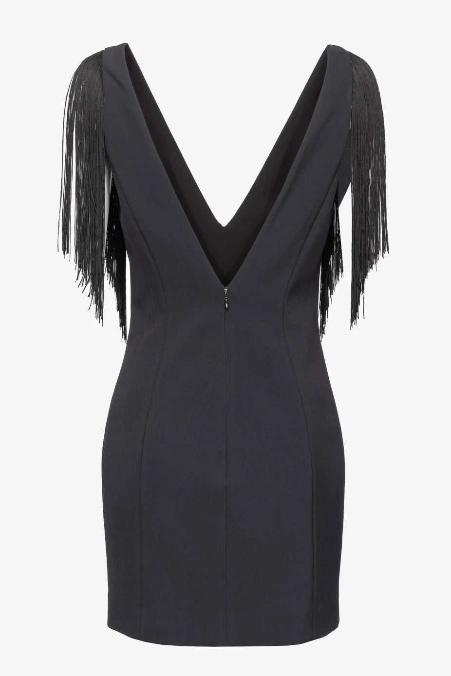 Mini Abito con Frange Pinko / Nero - Ideal Moda