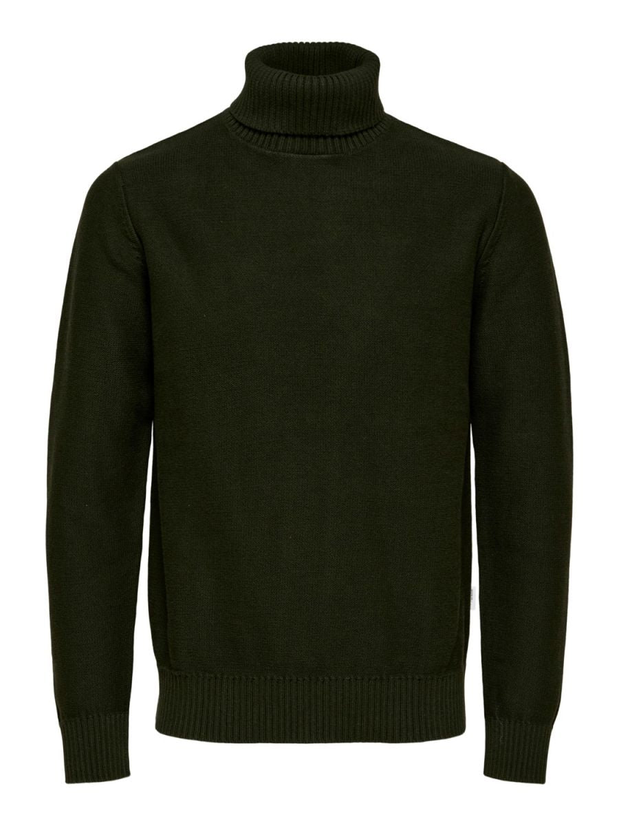 Maglia a Collo Alto Selected / Nero - Ideal Moda