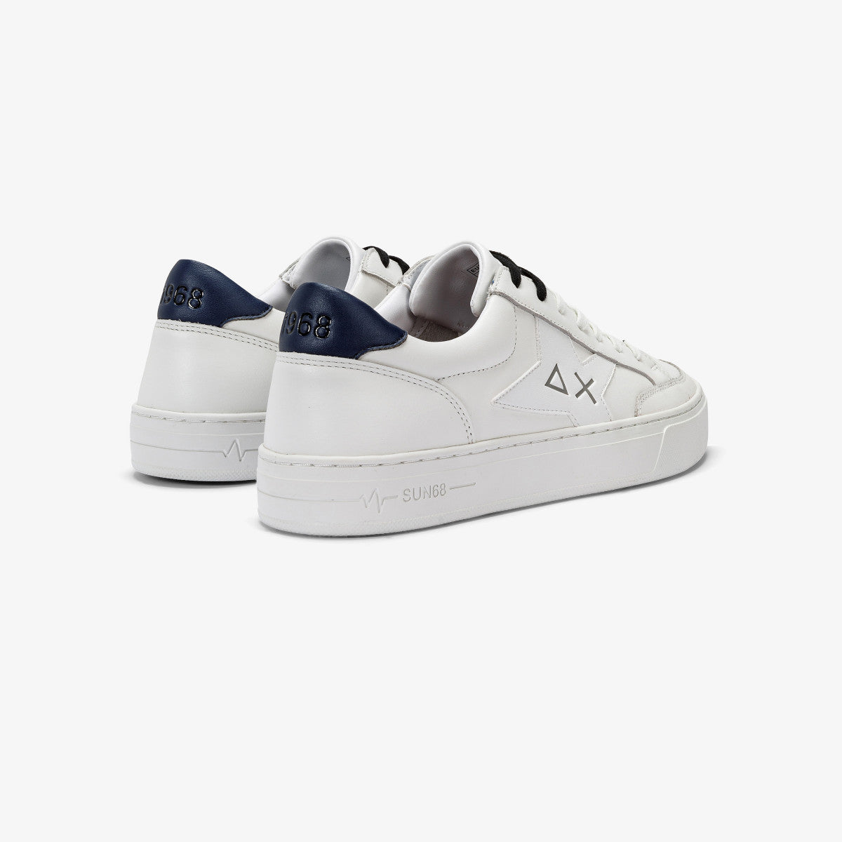 Sneaker con Logo Sun 68 / Bianco - Ideal Moda