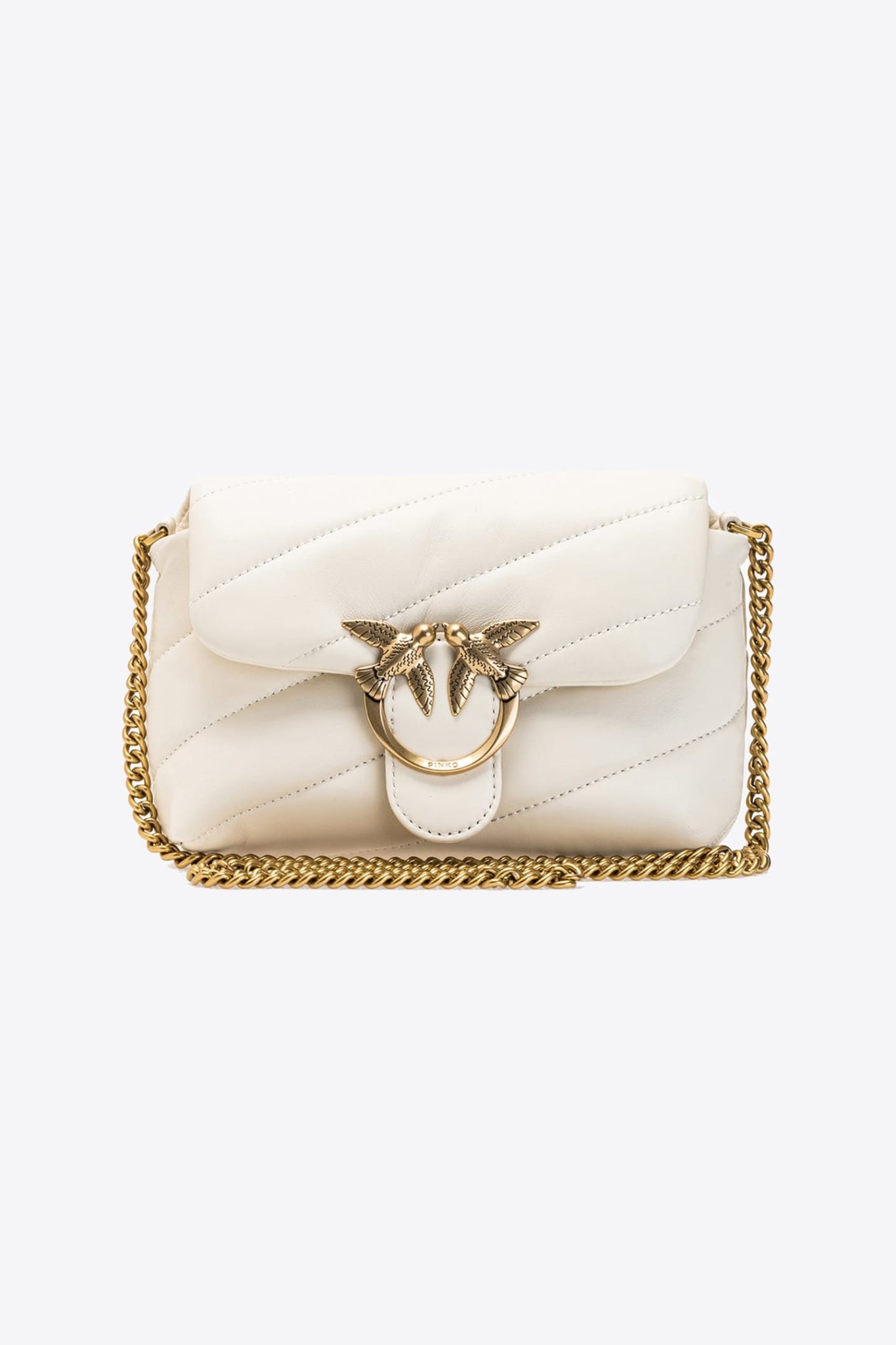 Borsa Pinko Baby Love Bag Puff / Avorio - Ideal Moda