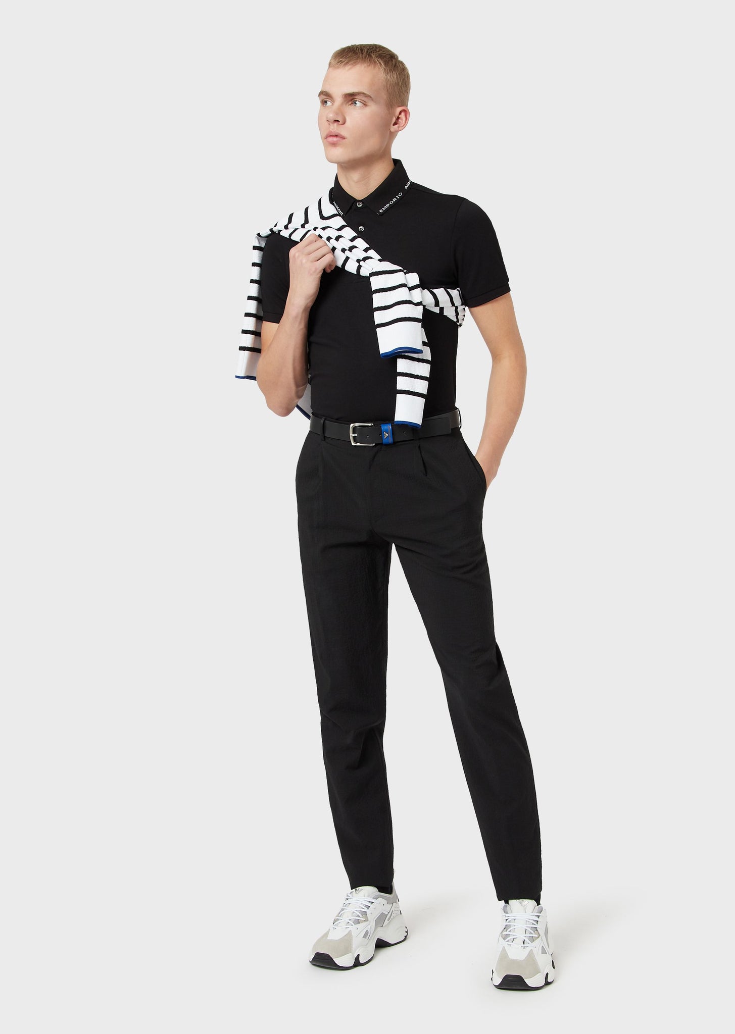 Polo shirt / Nero - Ideal Moda