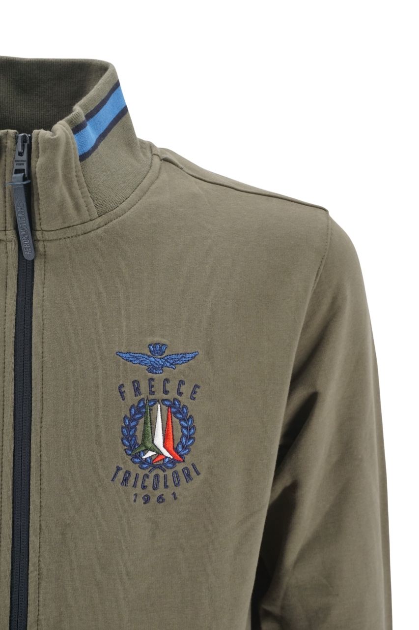 Felpa Aeronautica Militare / Verde - Ideal Moda
