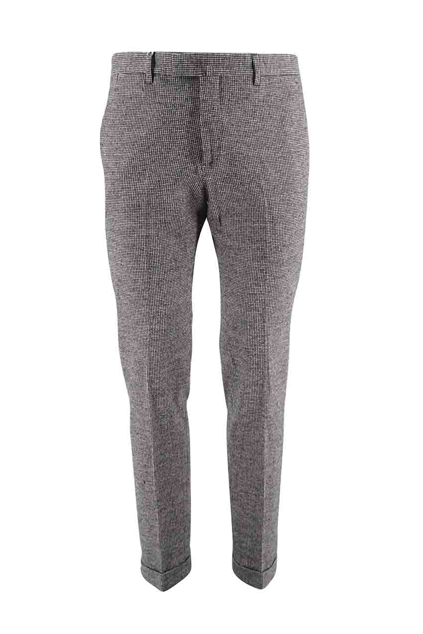 Pantalone Briglia Slim Fit / Marrone - Ideal Moda