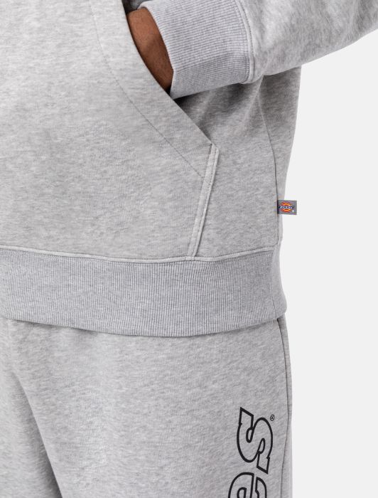 Felpa con Cappuccio e Logo Dickies / Grigio - Ideal Moda