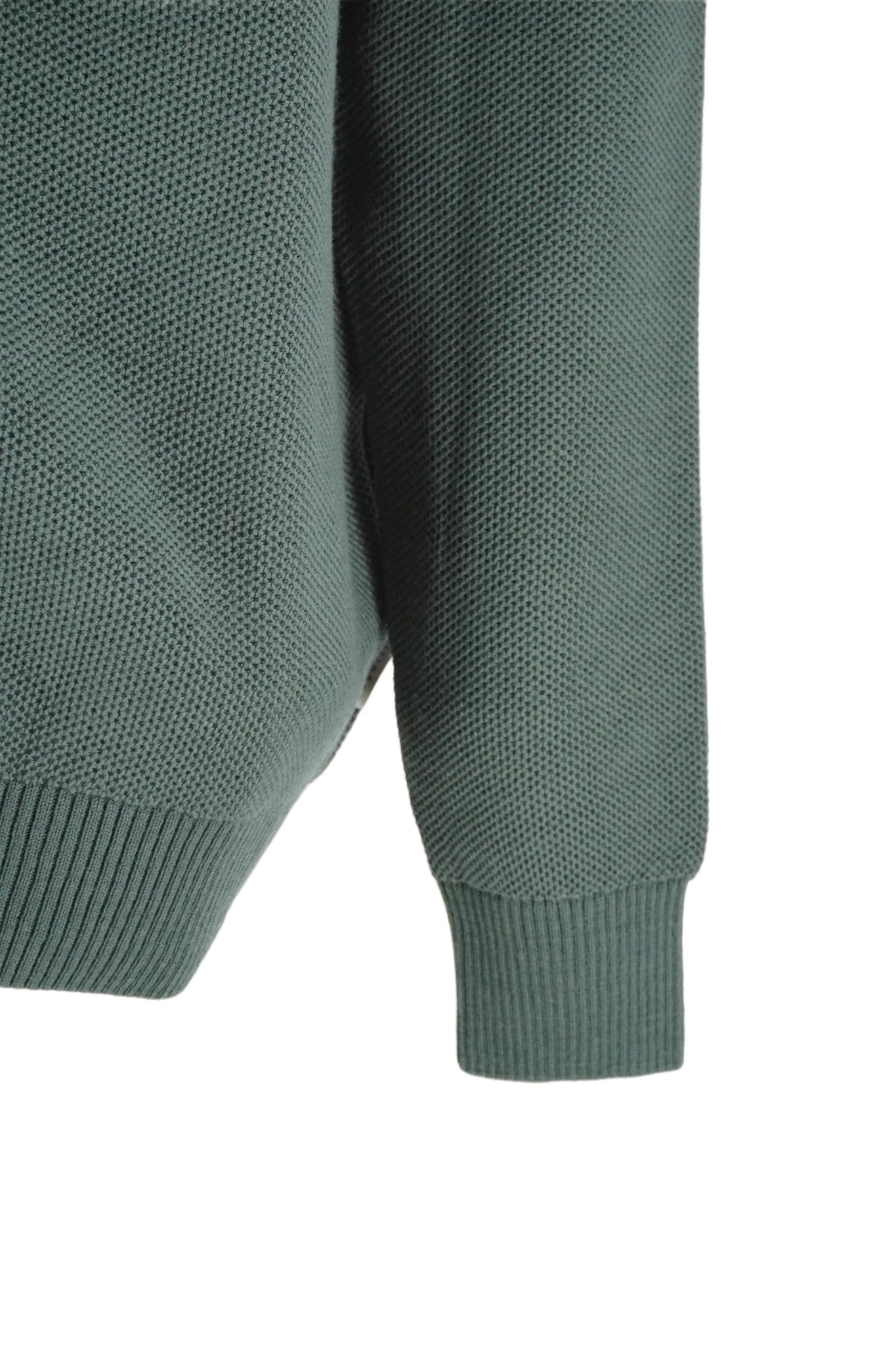 Maglia Full Zip Bugatti / Verde - Ideal Moda