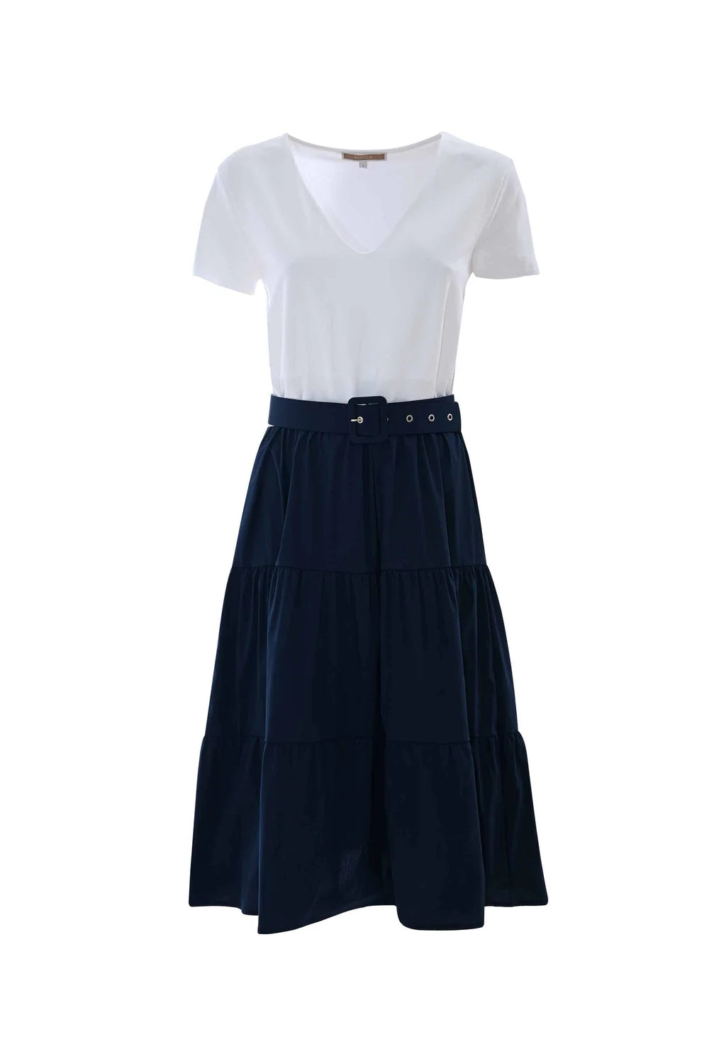 Abito in Cotone Kocca / Blu - Ideal Moda