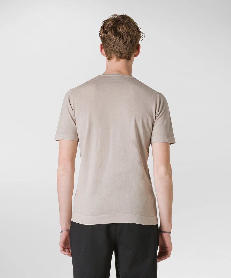 T-Shirt in Cotone Peuterey / Beige - Ideal Moda