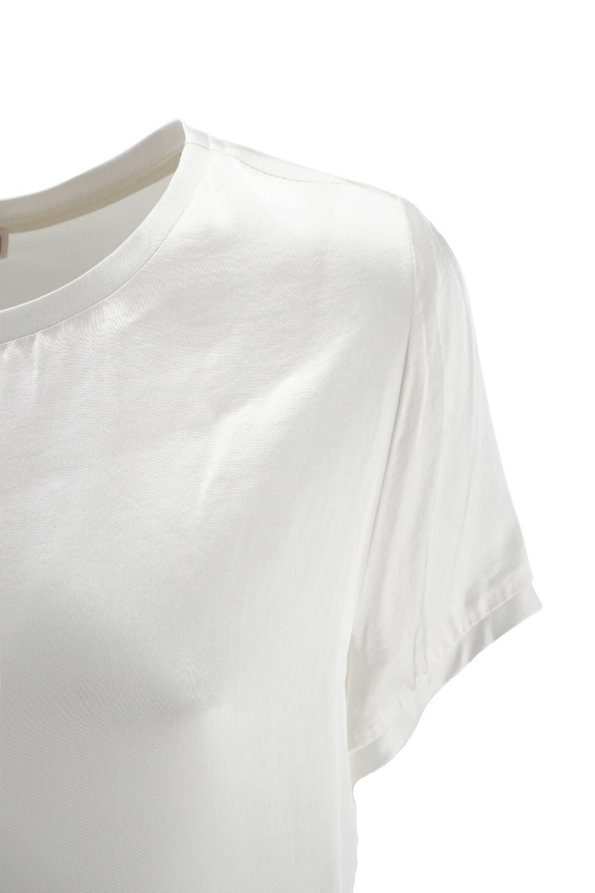 T-Shirt Kocca Girocollo / Bianco - Ideal Moda