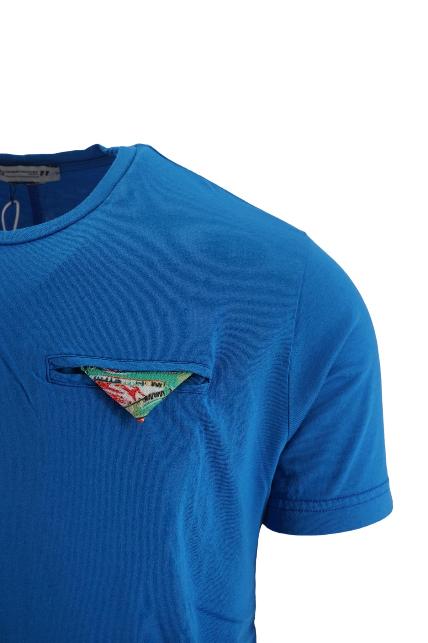 T-Shirt con Taschino Daniele Alessandrini / Bluette - Ideal Moda