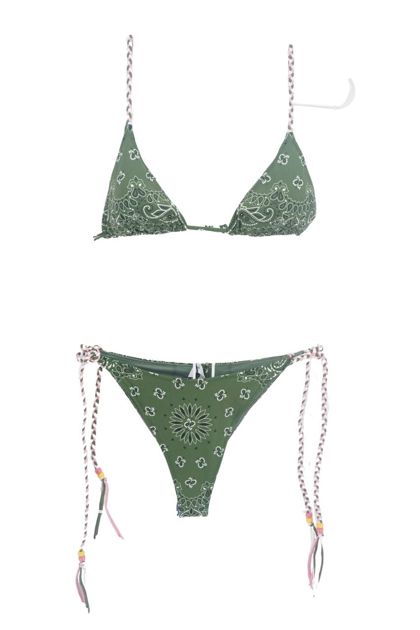 Bikini a Fantasia Mc2 Saint Barth / Verde - Ideal Moda