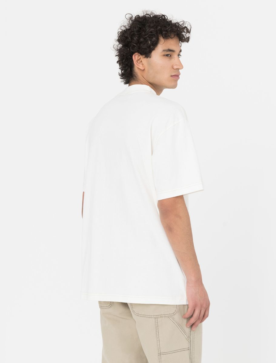 T-Shirt West Vale con Logo Dickies / Bianco - Ideal Moda