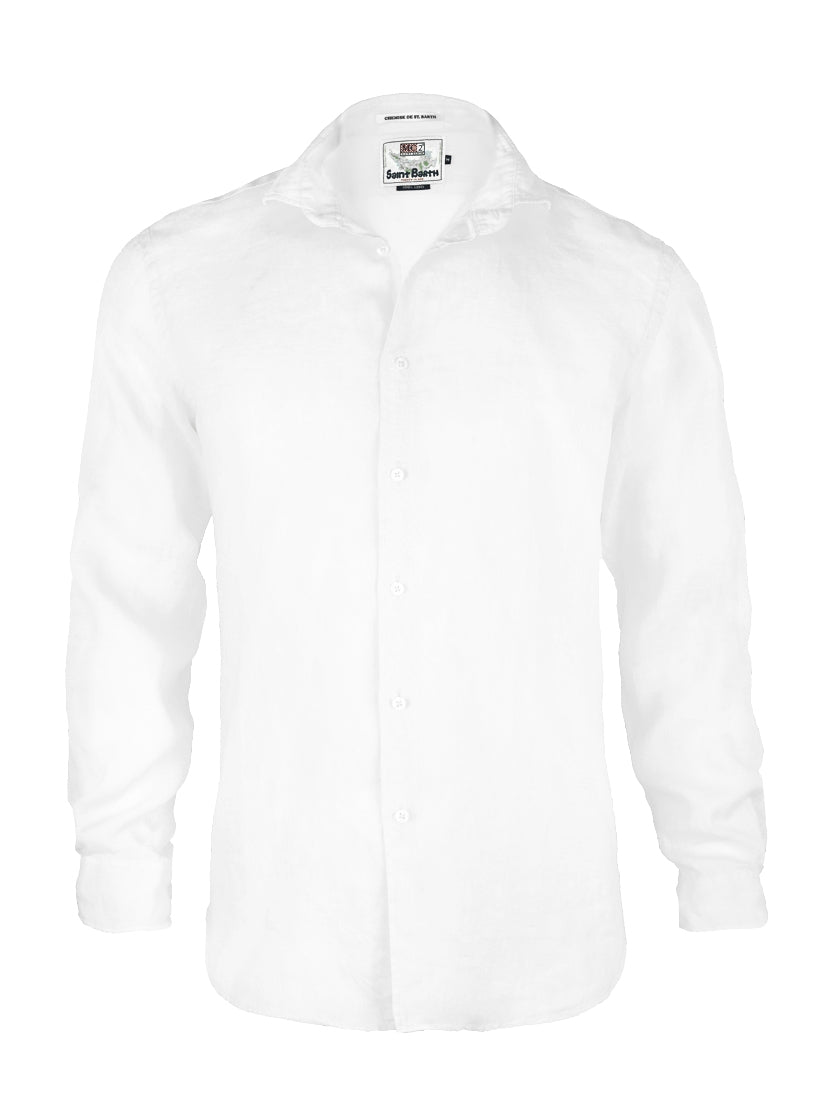 Camicia di Lino / Bianco - Ideal Moda
