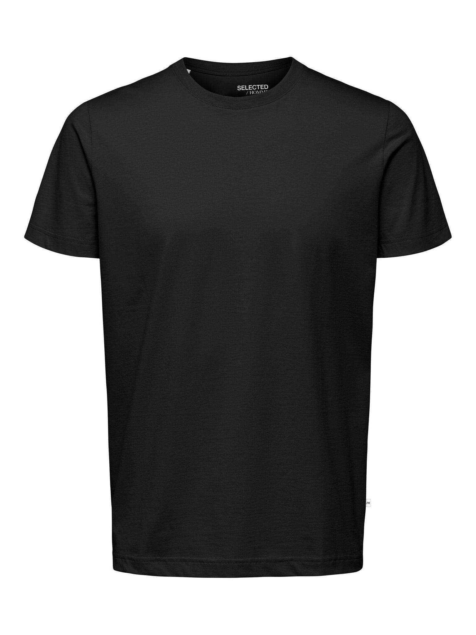 T-Shirt Selected in Cotone / Nero - Ideal Moda