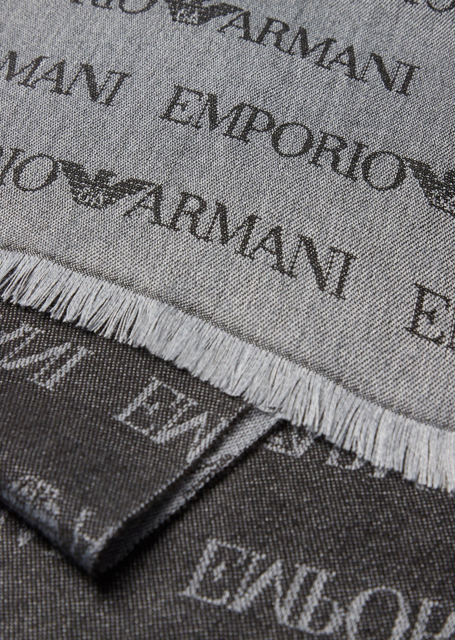 Sciarpa Emporio Armani in Misto Lana / Grigio - Ideal Moda