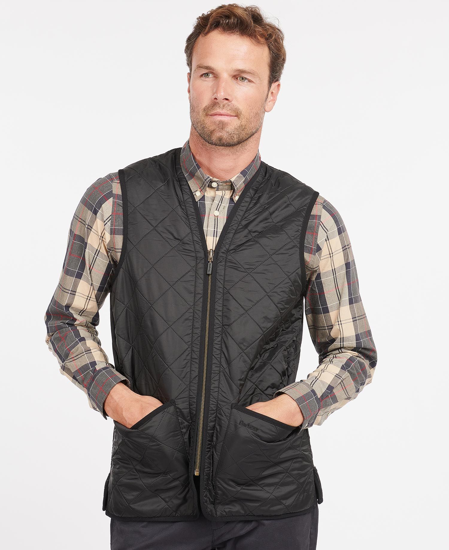 Gilet con Zip Barbour / Nero - Ideal Moda