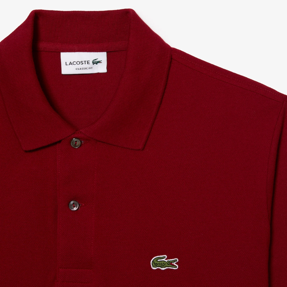 Polo 12.12 con Logo Lacoste / Bordeaux - Ideal Moda