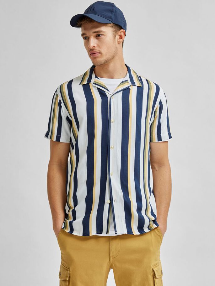 Camicia Collo Cuabano / Bianco - Ideal Moda