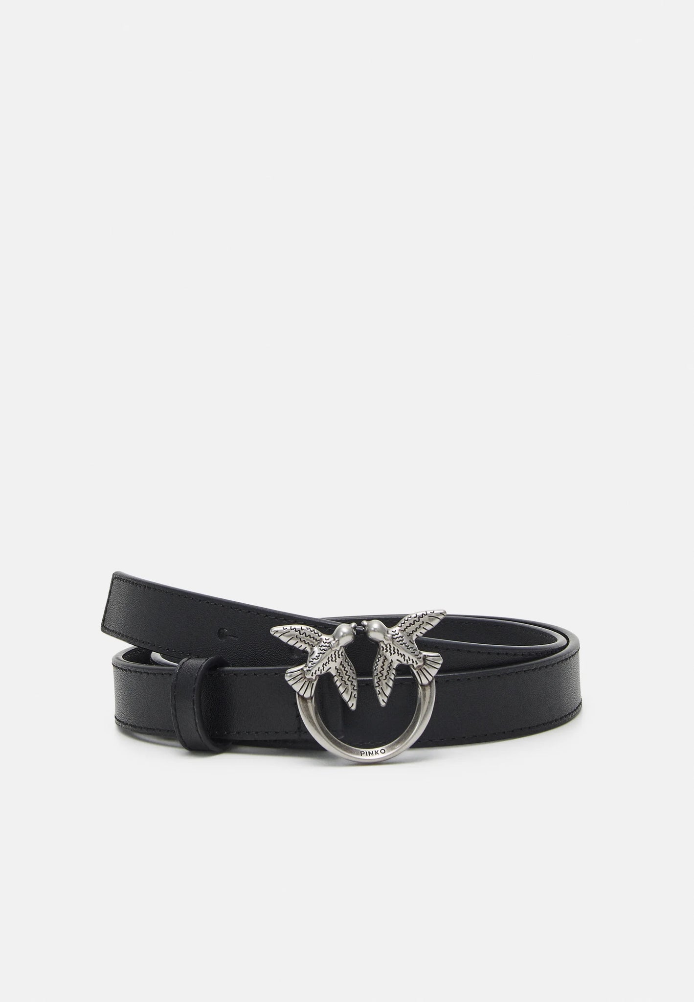 Cintura Sottile Pinko Love Birds / Nero - Ideal Moda