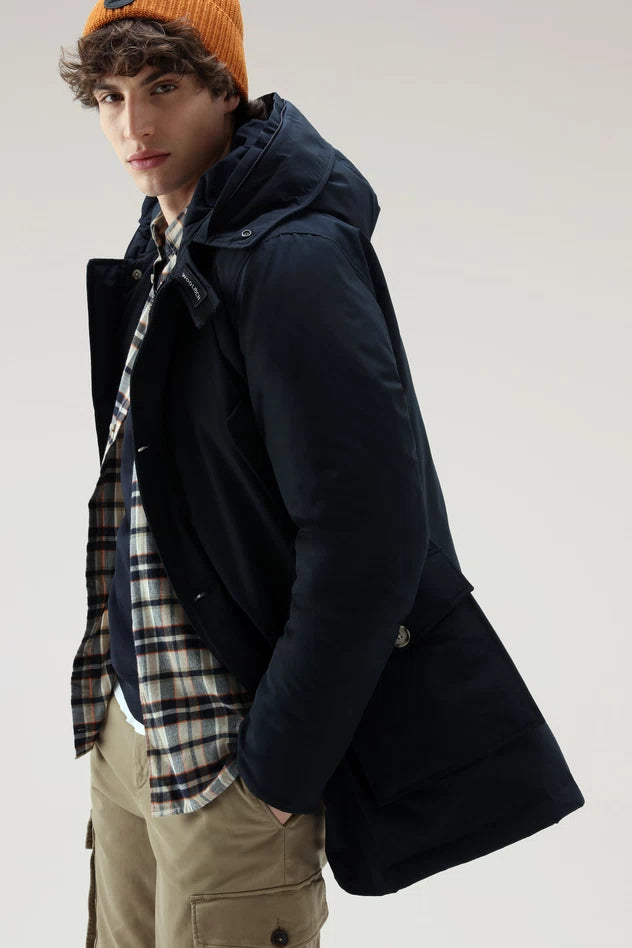 Arctic Parka Woolrich con Pelliccia / Blu - Ideal Moda