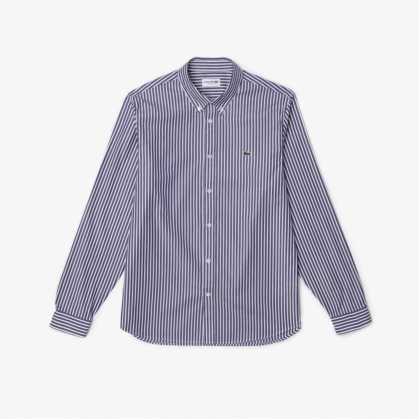 Camicia Lacoste a Fantasia / Blu - Ideal Moda