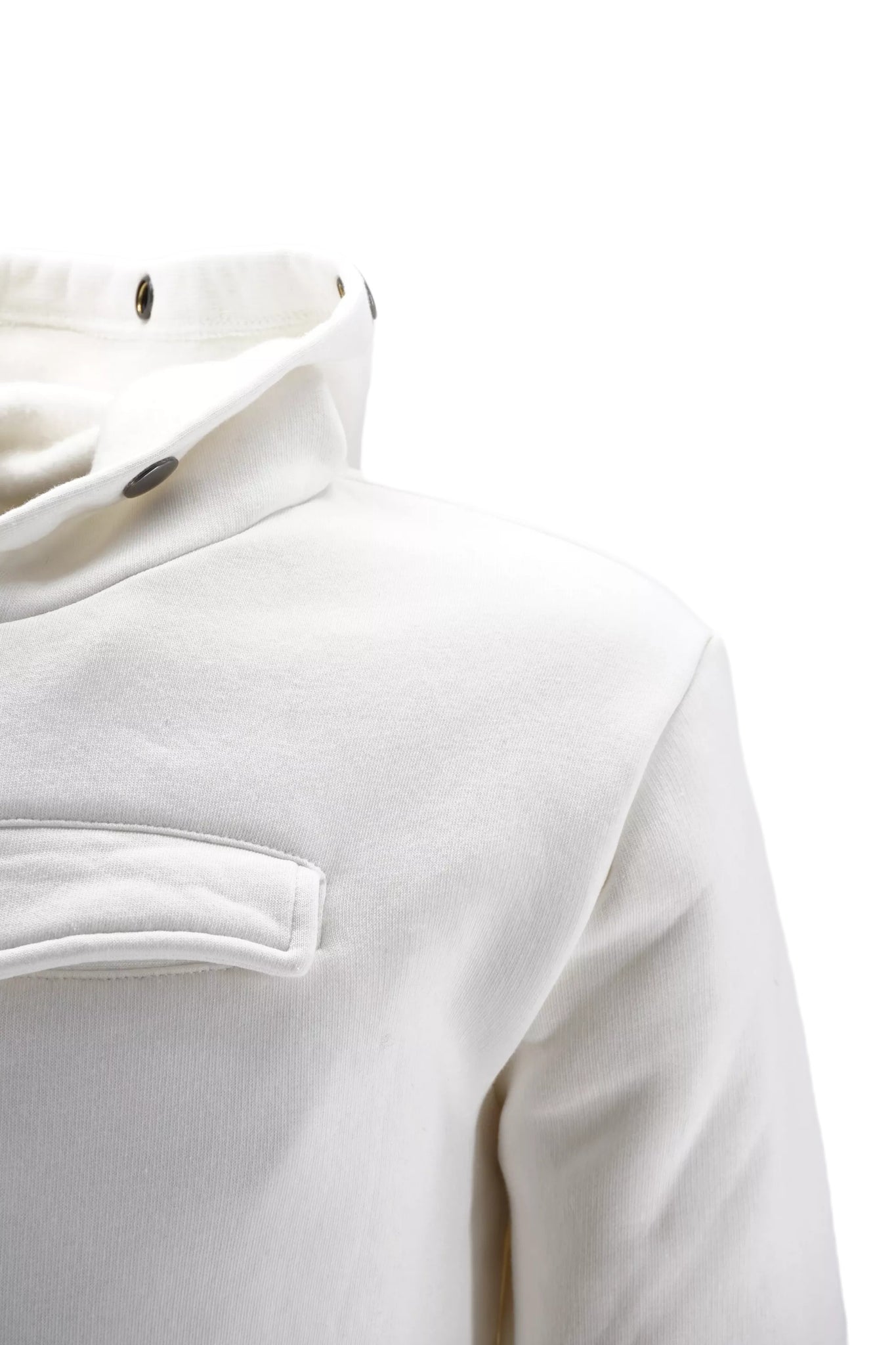 Felpa con Cappuccio Daniele Alessandrini / Bianco - Ideal Moda