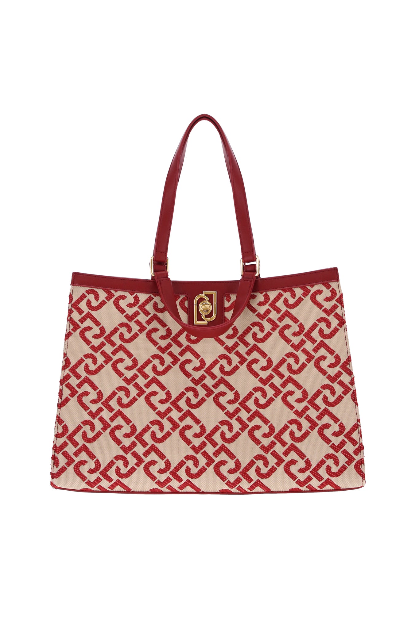 Borsa Liu Jo in Tessuto Monogram / Rosso - Ideal Moda