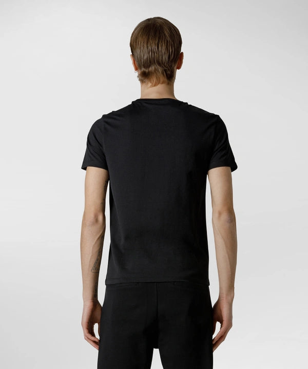 T-Shirt con Stampa Frontale Peuterey / Nero - Ideal Moda