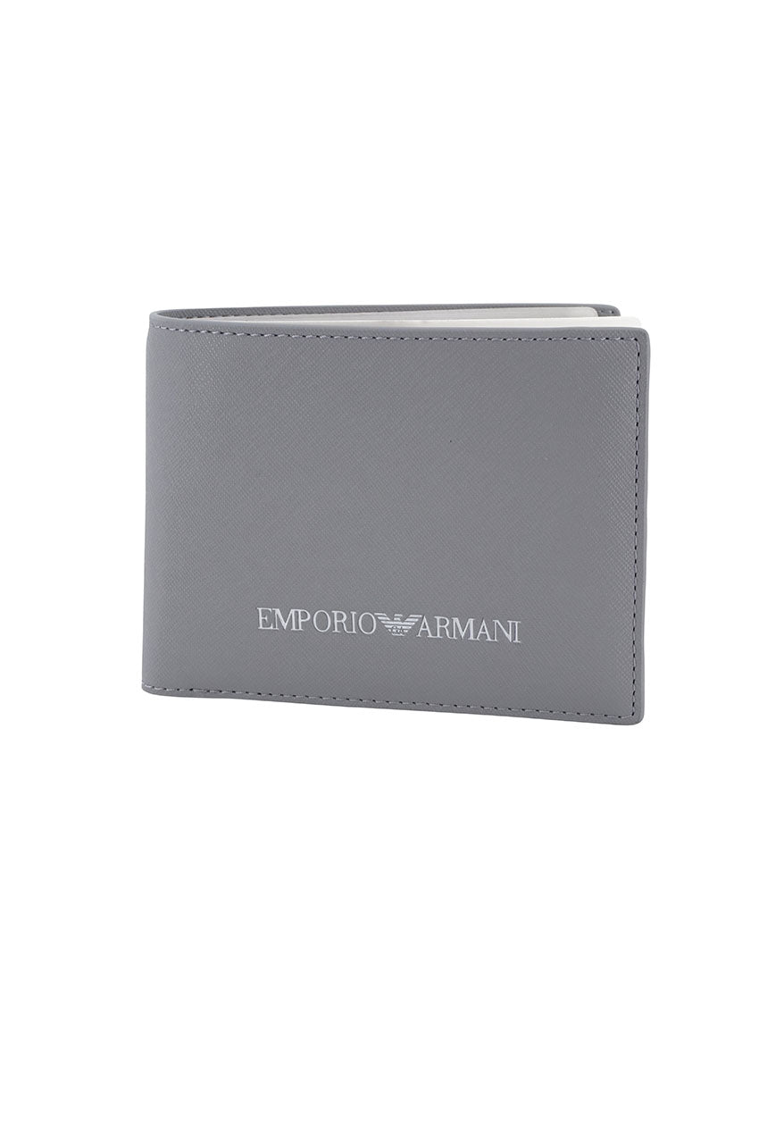 Portafoglio Emporio Armani in pelle / Grigio - Ideal Moda