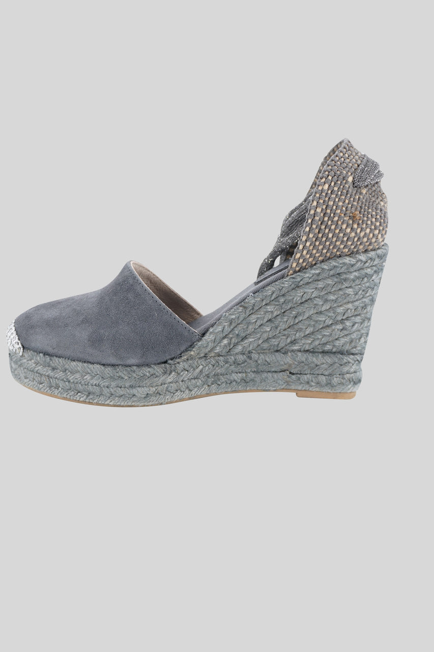 Decolleté in camoscio / Grigio - Ideal Moda