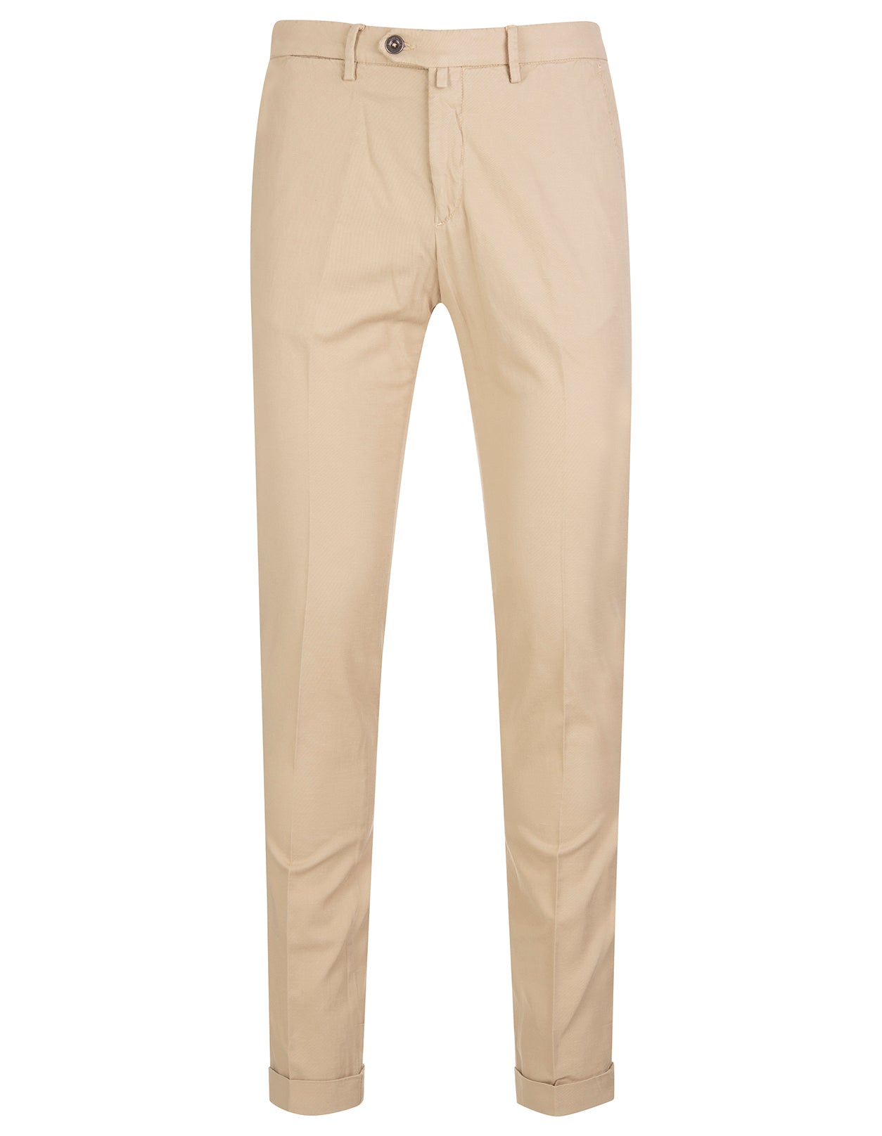 Pantalone Slim Fit BSettecento / Beige - Ideal Moda