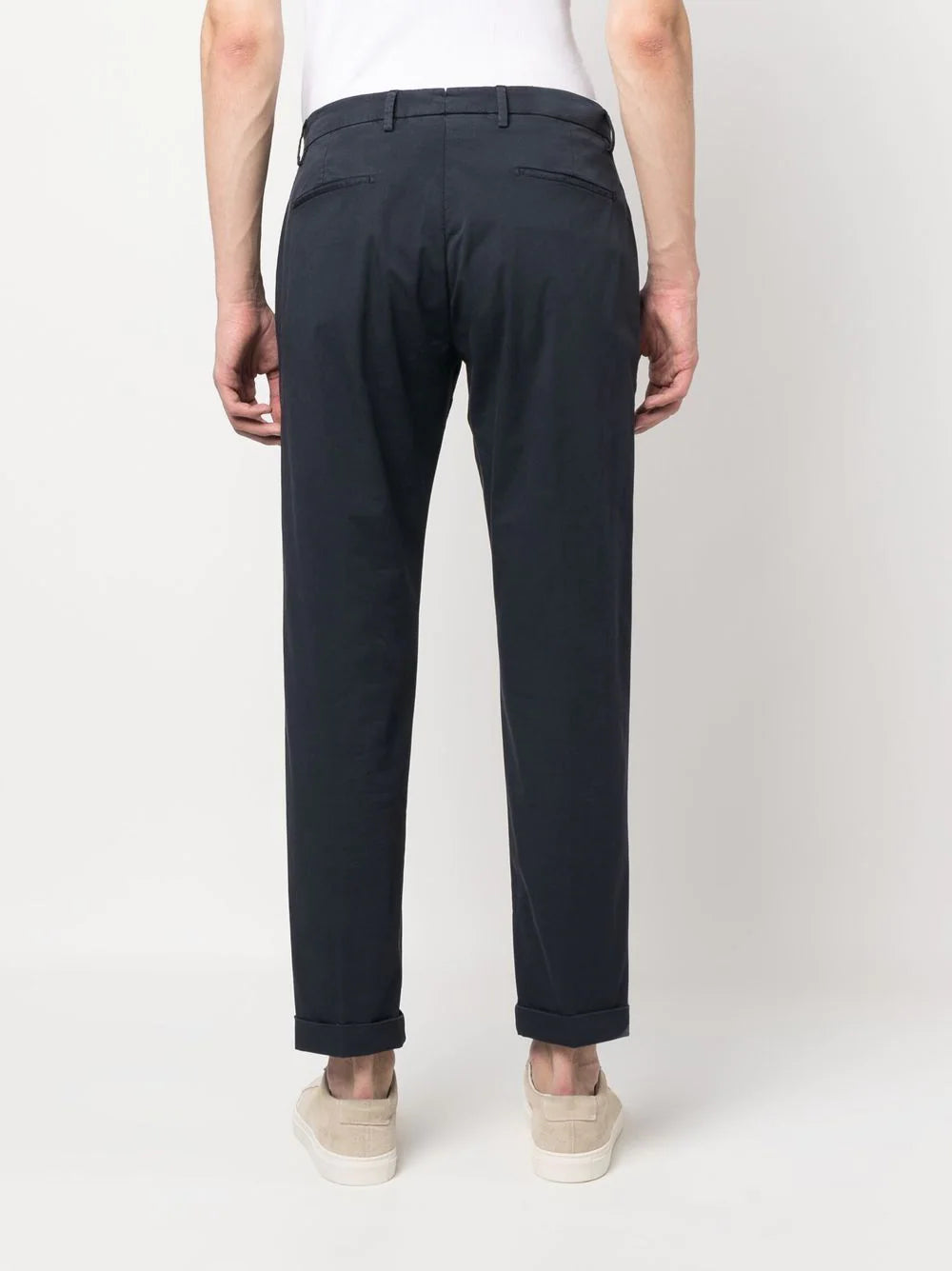 Pantalone con Pinces Slim Fit Briglia / Blu - Ideal Moda