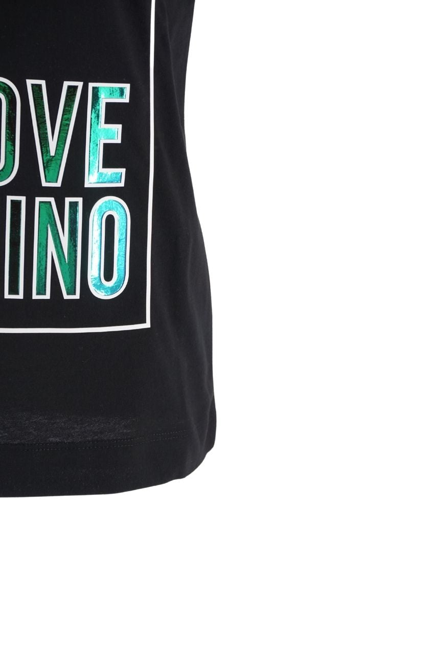 T-Shirt Love Moschino con Stampa / Nero - Ideal Moda