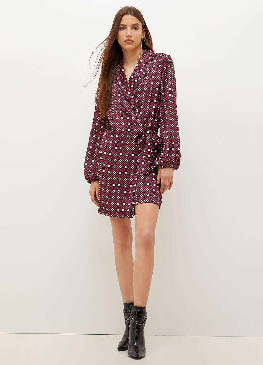 Abito con Stampa Liu Jo / Bordeaux - Ideal Moda