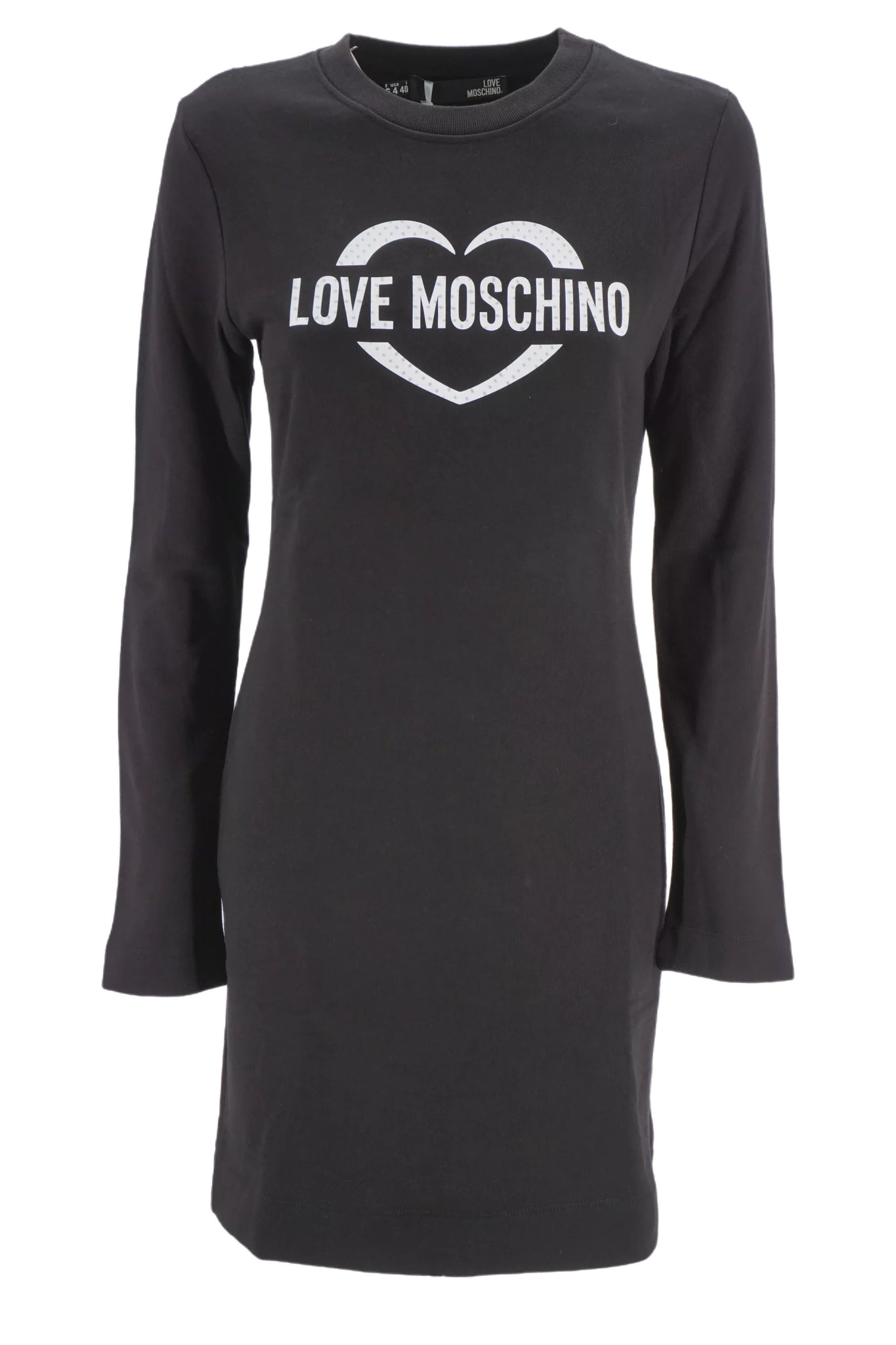 Abito in Felpa con Logo Love Moschino / Nero - Ideal Moda