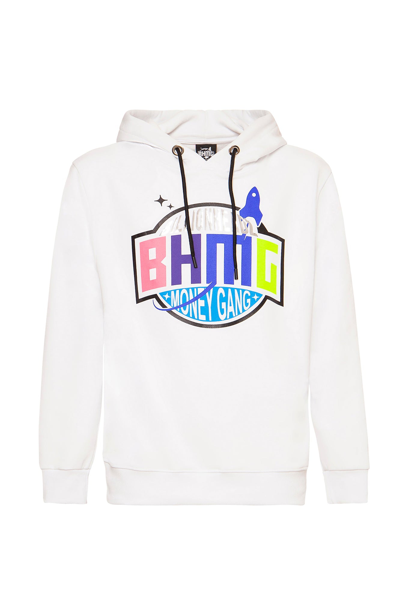 Felpa Unisex con stampa / Bianco - Ideal Moda