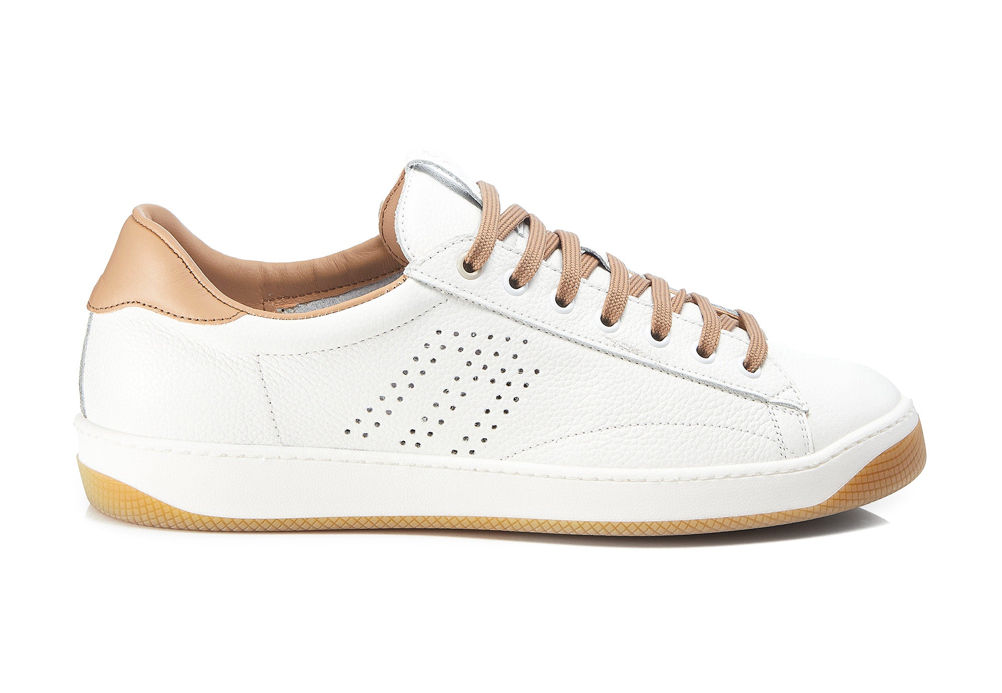 City sneaker in pelle / Bianco - Ideal Moda