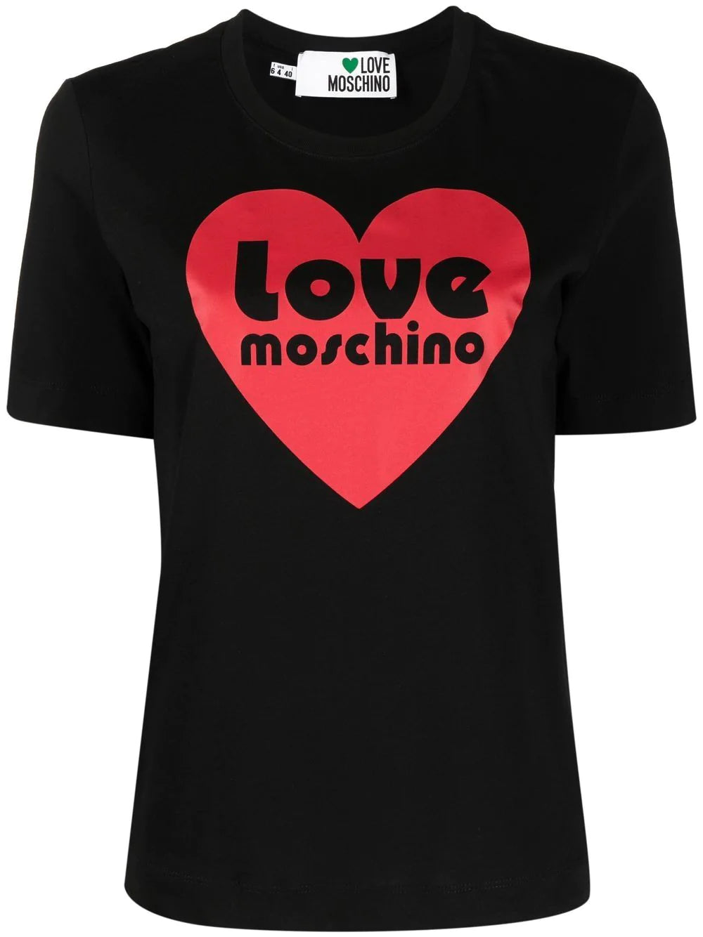 T-Shirt con Logo Love Moschino / Nero - Ideal Moda