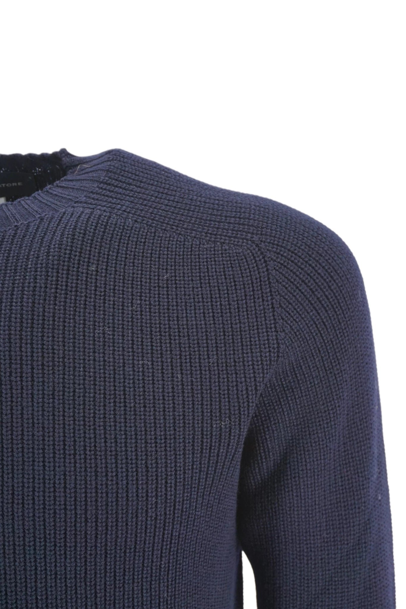 Maglia in Lana Girocollo Tagliatore / Blu - Ideal Moda