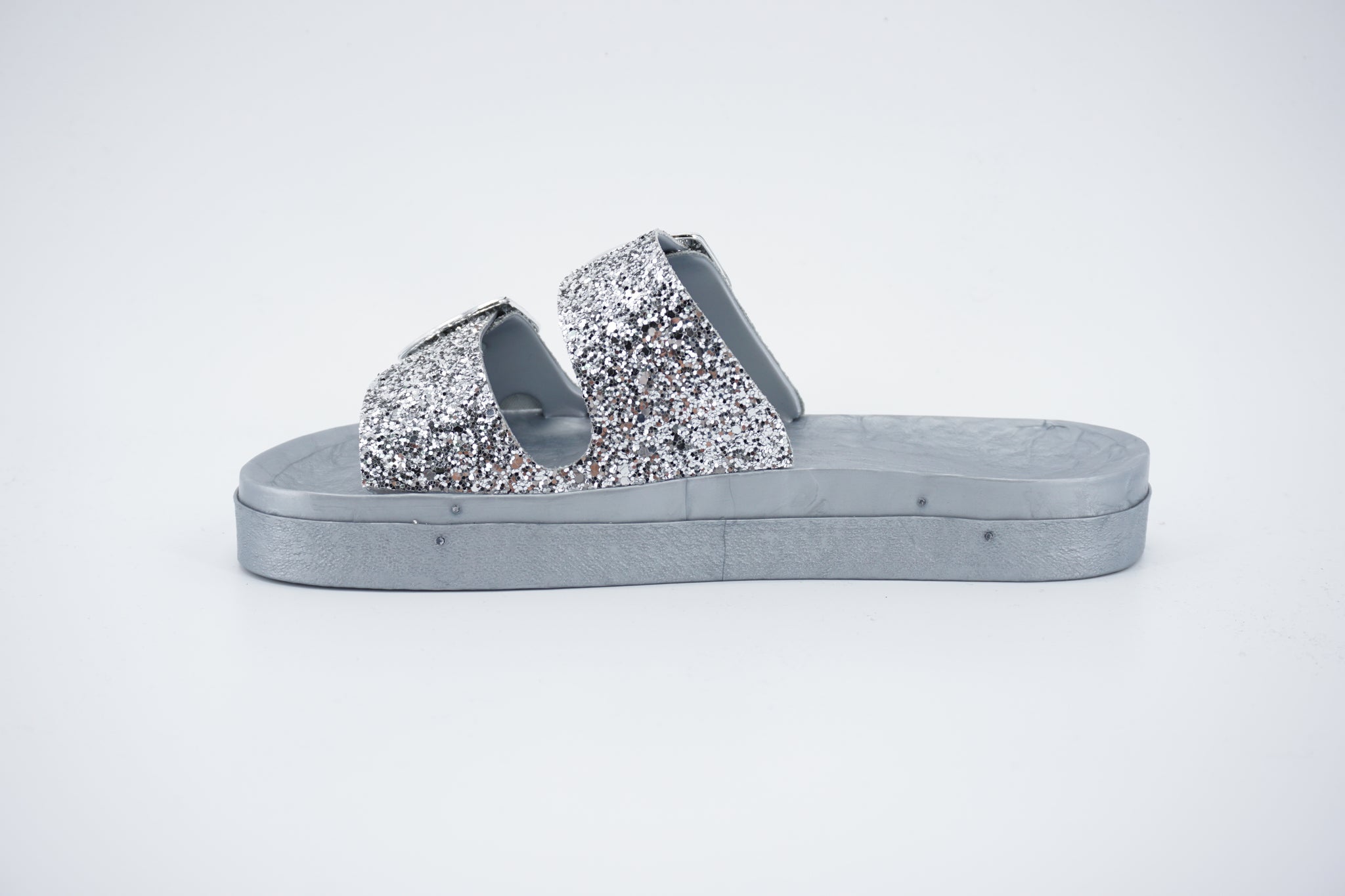 Ciabatta in gomma / Grigio - Ideal Moda