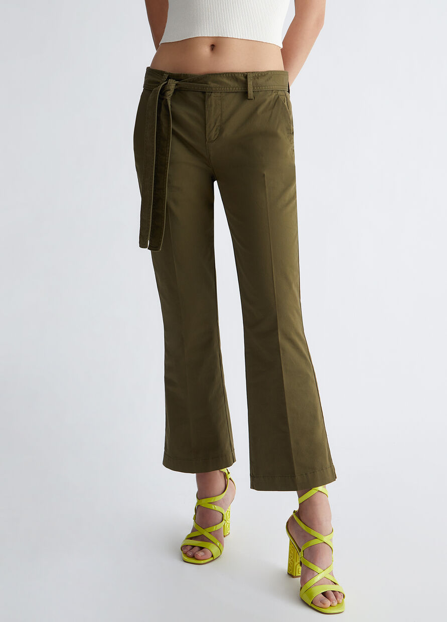 Pantalone Chino con Cintura Liu Jo / Verde - Ideal Moda