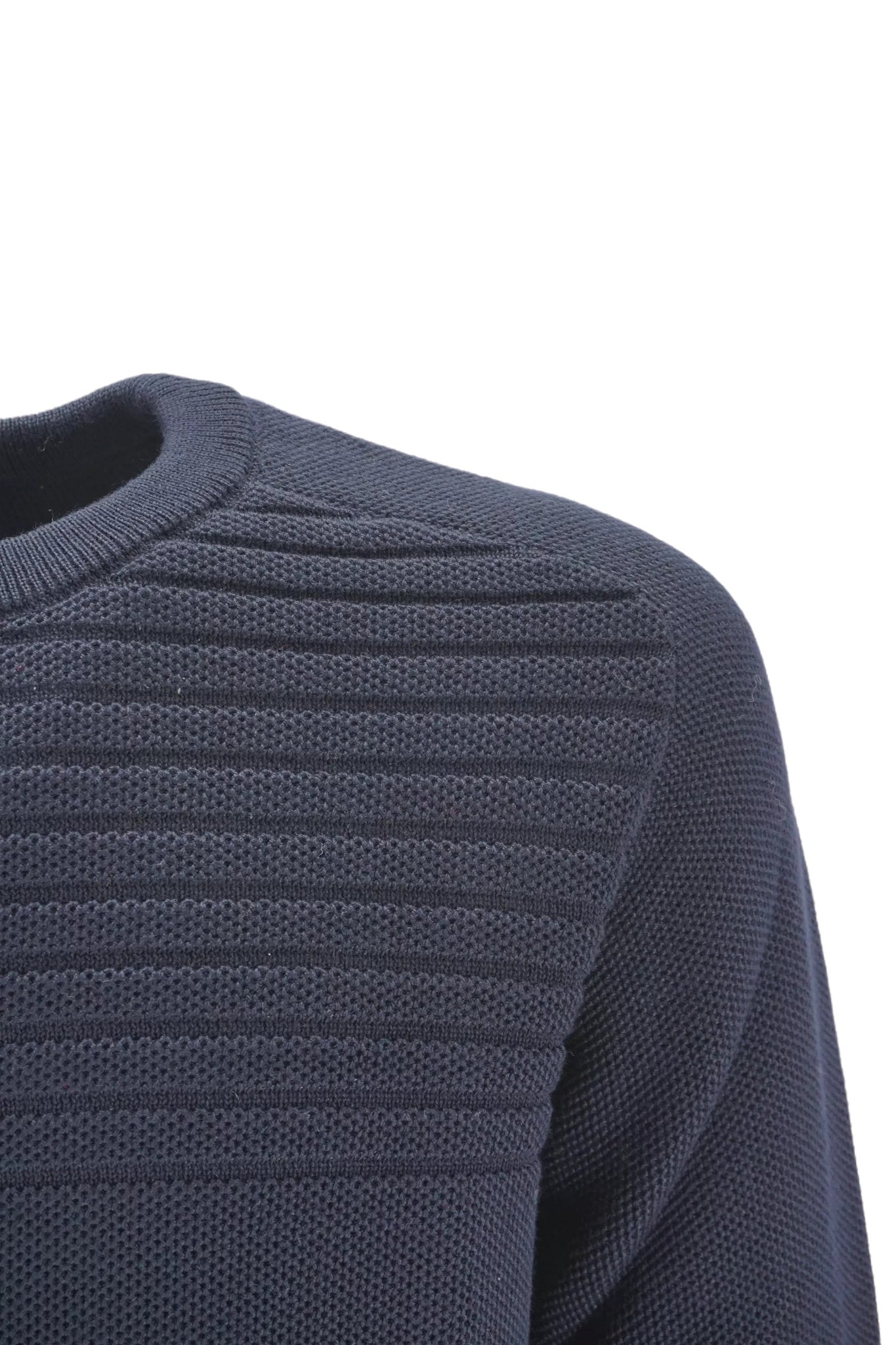 Maglia Girocollo Bugatti / Blu - Ideal Moda